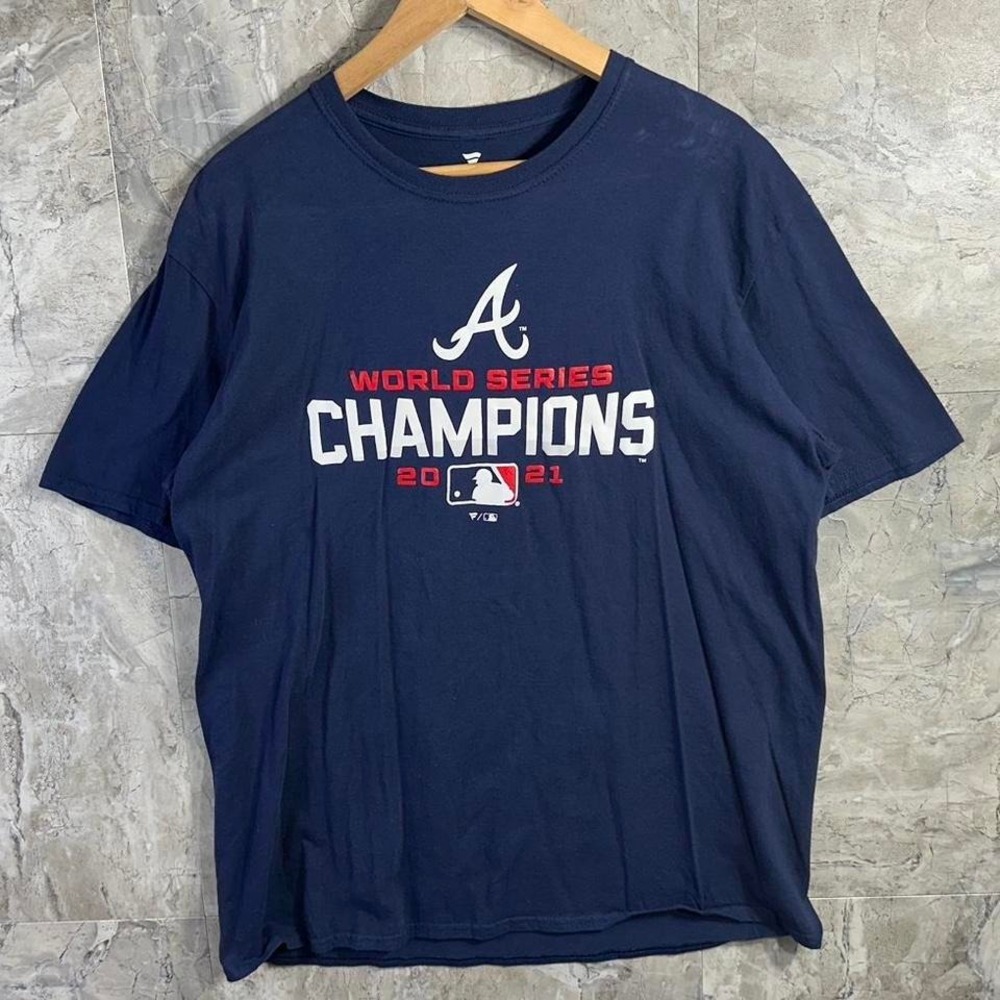 Fanatics Atlanta Braves World Series Champions 2021 T-Shirt Size XL